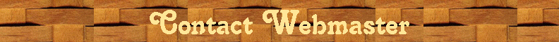 Contact Webmaster